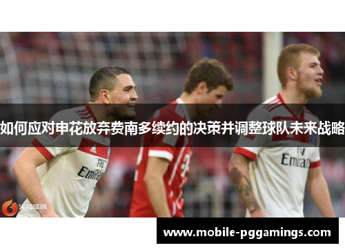 如何应对申花放弃费南多续约的决策并调整球队未来战略